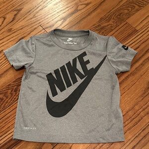 Nike Kids Dri-FIT Gray Tee